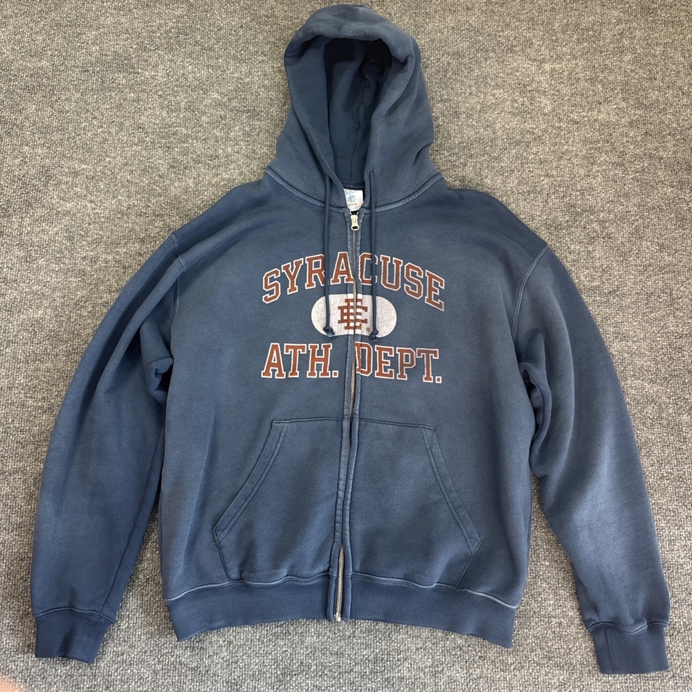 Eric Emanuel EE Syracuse Zip Up Hoodie Size Medium